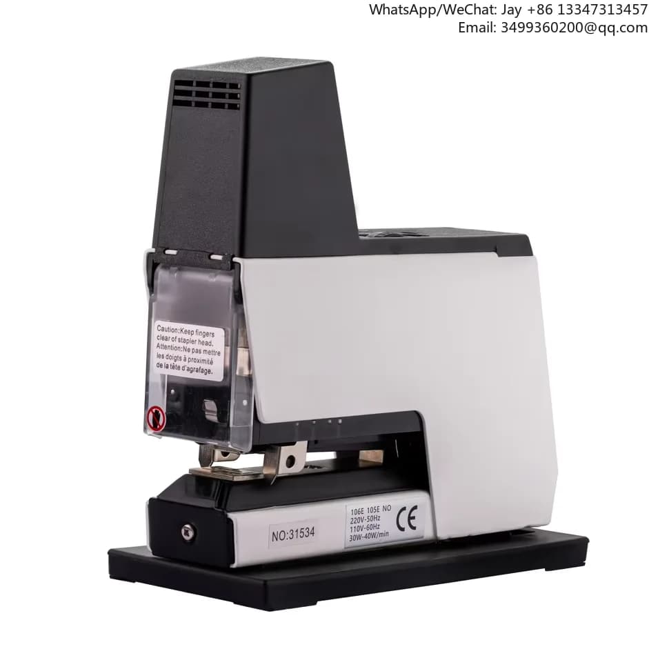 Cucitrice elettrica da tavolo per ufficio con cucitrice elettrica in metallo ad alta efficienza WD-105