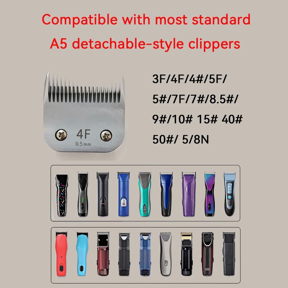 Sirreepet Pet Clipper Replacement Blade Fit Aandis Oster Laube Conair Grooming Clipper