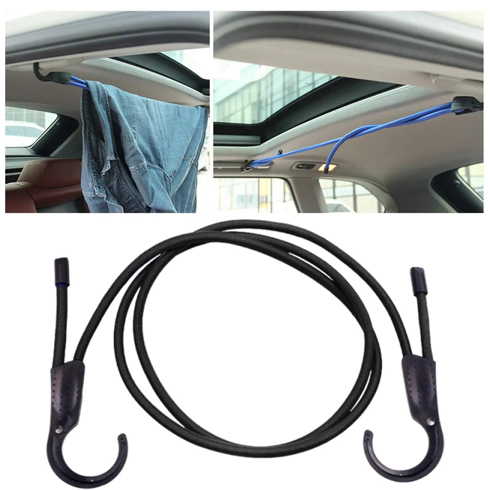 Travel clothes rack, Elastic Waist for Hanging Dresses, Reusable Seat for Hotel, Interior and Exterior