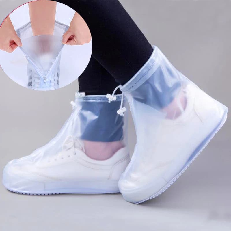 Copriscarpe impermeabili in silicone unisex, protezioni per scarpe, stivali da pioggia per interni ed esterni, riutilizzabili, copriscarpe da esterno.
