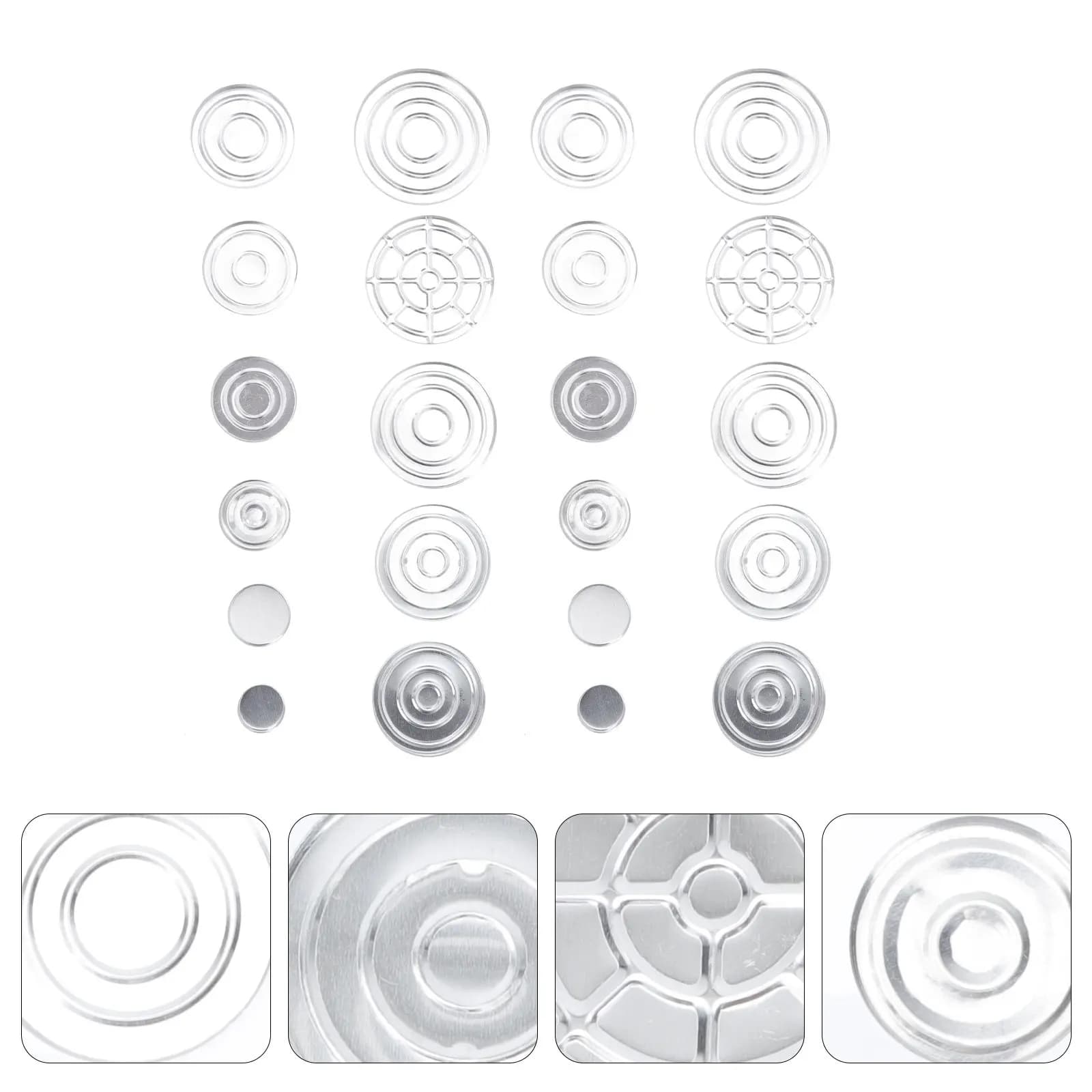22Pcs Eyeshadow Case Compact Simple Design Makeup Storage Holders Refillable Containers Organizer Travel Accessories