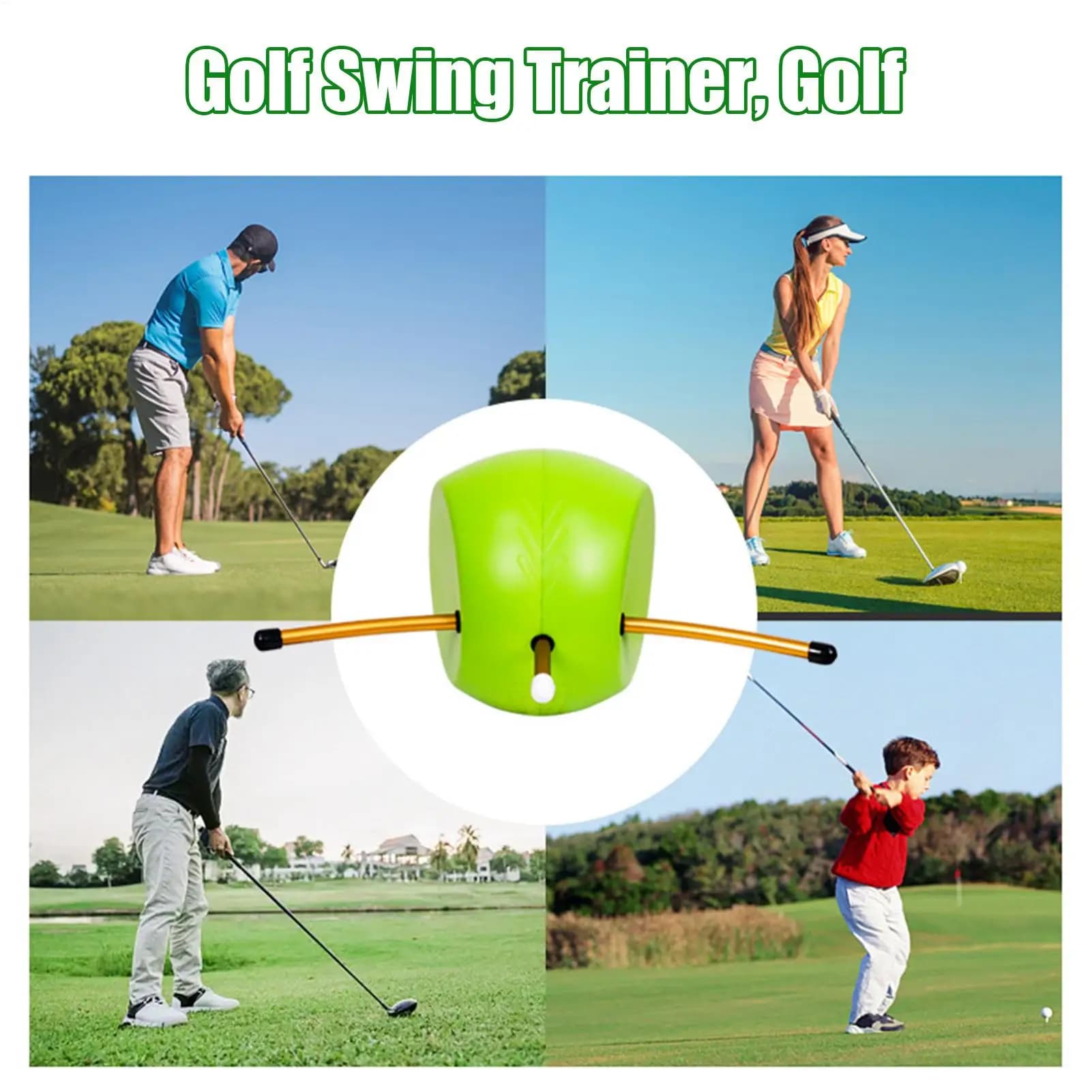Correttore di Postura per Swing da Golf, Accessorio per Allenamento, Correttore a Forma di Ala di Pollo, Accessori per Chipping