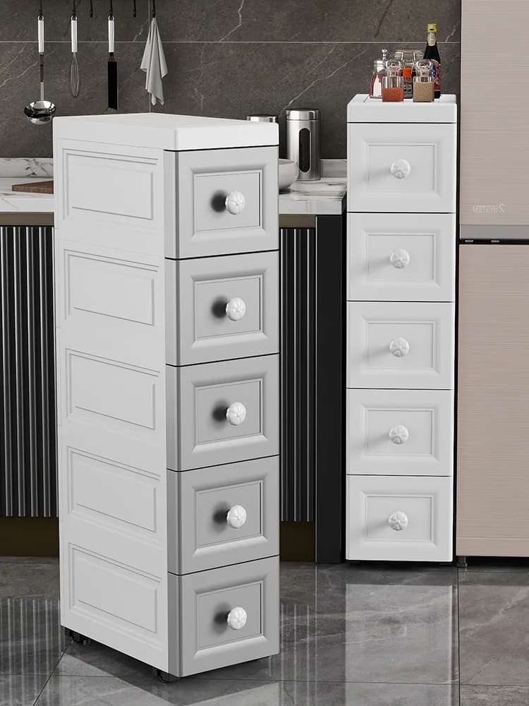 Scatola portaoggetti stretta Der Sle per cucina, bagno, organizer, scatola portaoggetti per uso domestico, dimensioni Der pe Cact