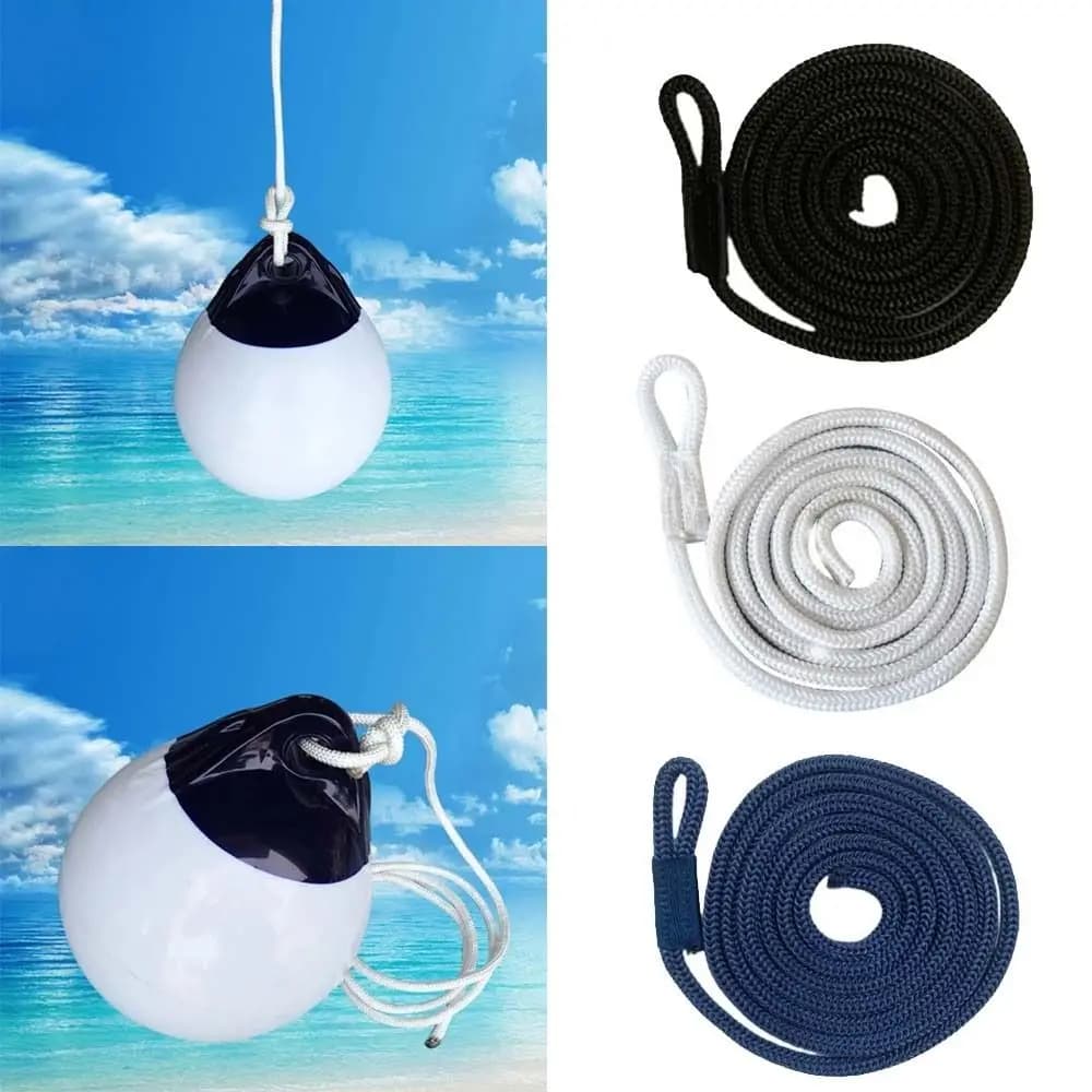 Linee per barche universali doppie intrecciate Spessore Accessori per barche Corde per paraurti Hardware marino Corde per ancoraggio per yacht