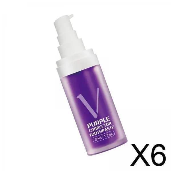 Dentifricio Sbiancante Viola, Detergent for teeth, Dental whitening kit for Effective Removal of yellow Macchies