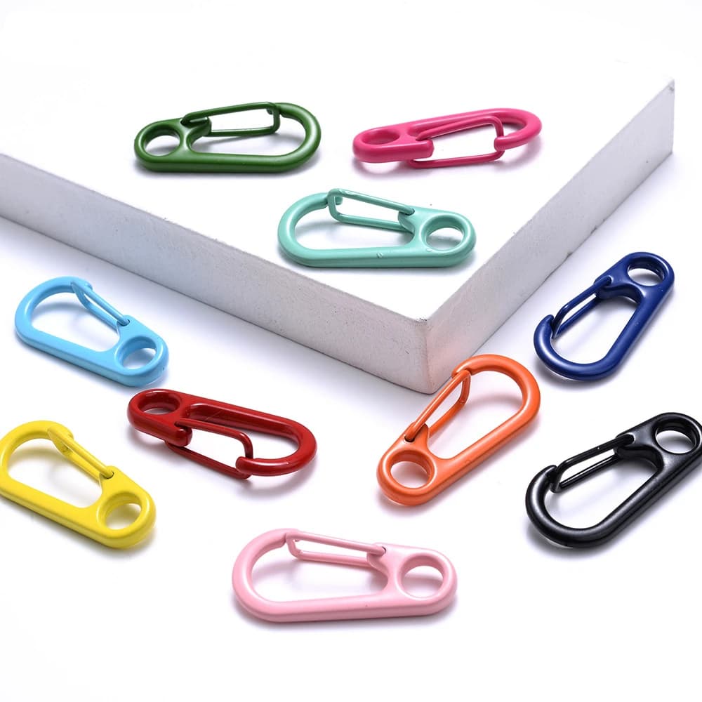 10pcs 14x31mm Lobster Clasp Hooks Snap Hook Trigger Clips Buckles For DIY Jewelry Making Bracelet Necklace Key Ring Accessories