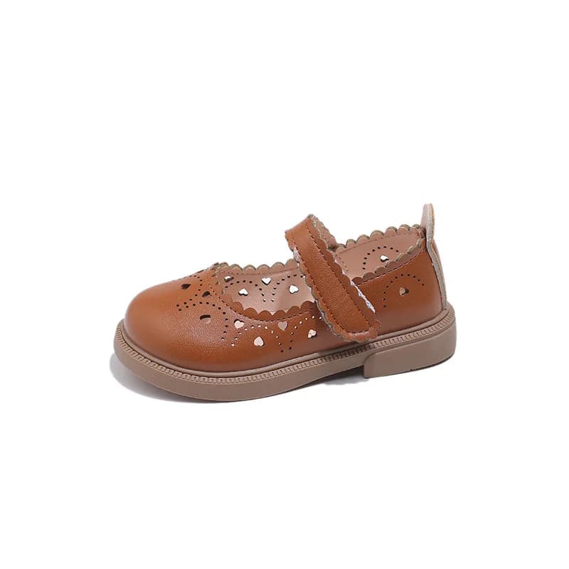 Fashion PU Leather Shoes for Girls 2026, New Spring and Summer Moccassines with Soft Sole for Princesses and Students