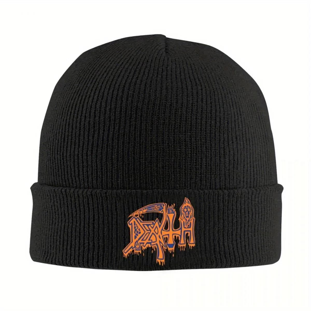 Death Leprosy Logo Knitted Hat Beanies Autumn Winter Hats Warm Hip Hop Cap for Men Women Gifts