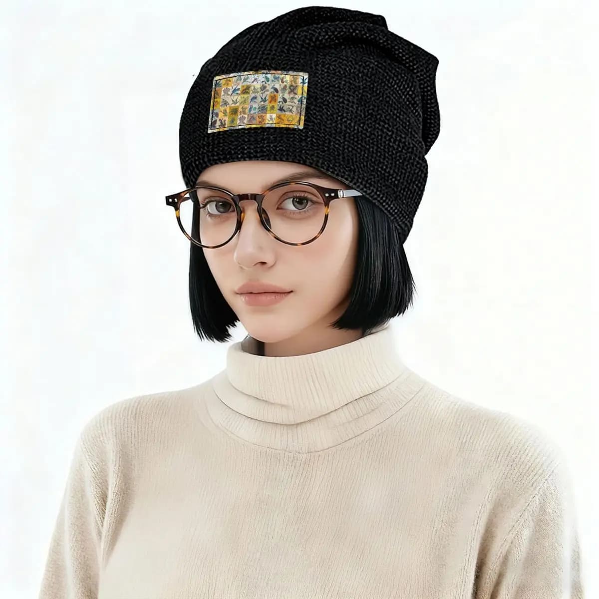 Mah Jongg Birds Mahjong Piastrelle Skullies Berretti Cappelli Caldo Autunno Inverno Berretto da esterno Foderato in pile Berretti per unisex adulto
