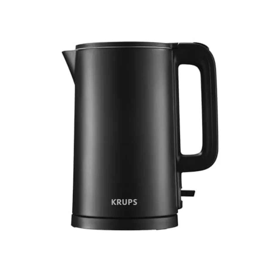 1.5L Stainless Steel Electric Kettle, Quick boiling in 80 Seconds, Double Wall, Automatic Shutdown, Heat Maintenance