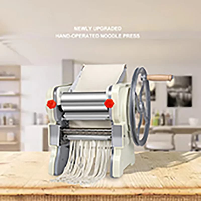 Manual Dough Roller Stainless Stee Noodle Dumpling Pasta Maker Dumpling Wonton Dough Rolling Hanger Noodle Maker Making Machine