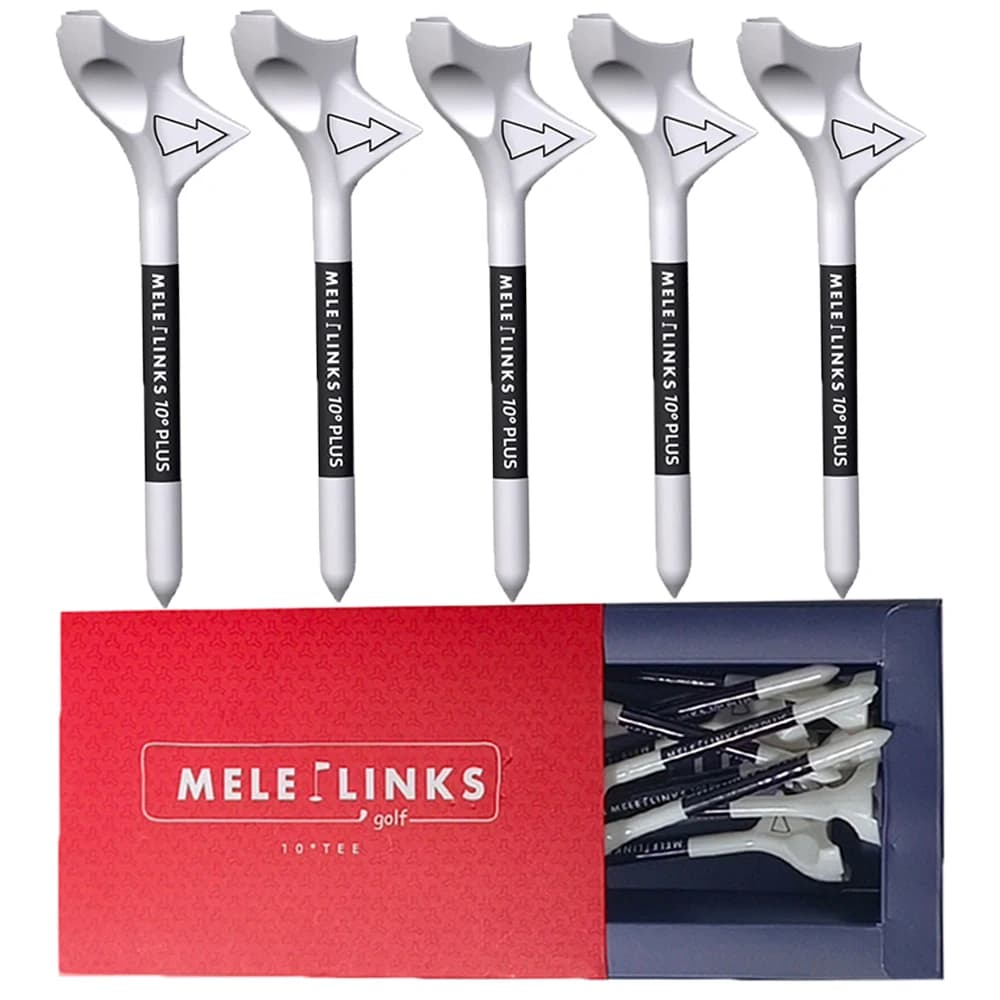 10 ° Tee da golf Angle, confezione di tee in plastica resistente con ausilio per l'allineamento, accessori essenziali per il golf e regalo per gli amanti del golf