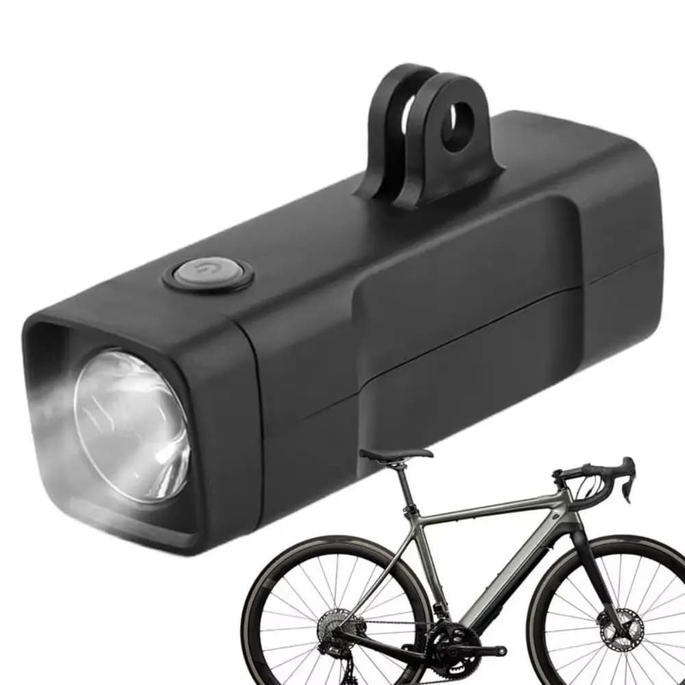 Portable Rechargeable Bike Headlight LED Ultra Bright Bicycle Lamp USB Easy Installation Flashlight for Outdoor Riding