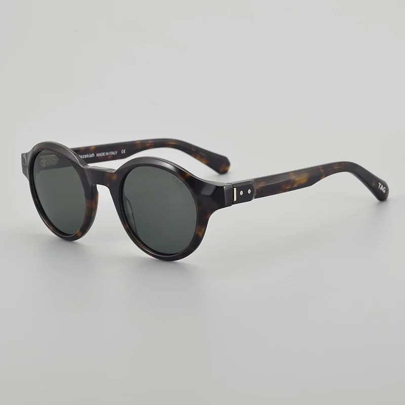 Occhiali da sole polarizzati rotondi da uomo e da donna di marca Fashion Travel 8766 Occhiali da sole 2026 Occhiali da vista con Uv400 per esterni