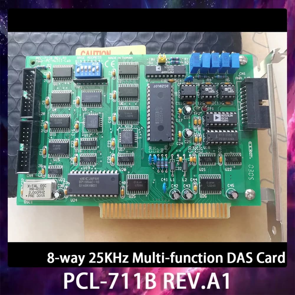 PCL-711B REV.A1 Scheda di acquisizione scheda DAS multifunzione a 8 vie da 25 KHz Spedizione veloce Funziona perfettamente di alta qualità