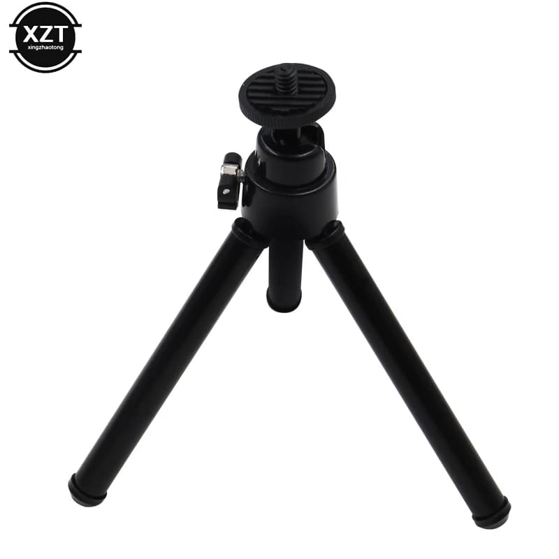 Supporto universale per mini treppiede flessibile portatile a 2 sezioni per supporto per treppiede da tavolo per fotocamera per proiettore per telefono cellulare