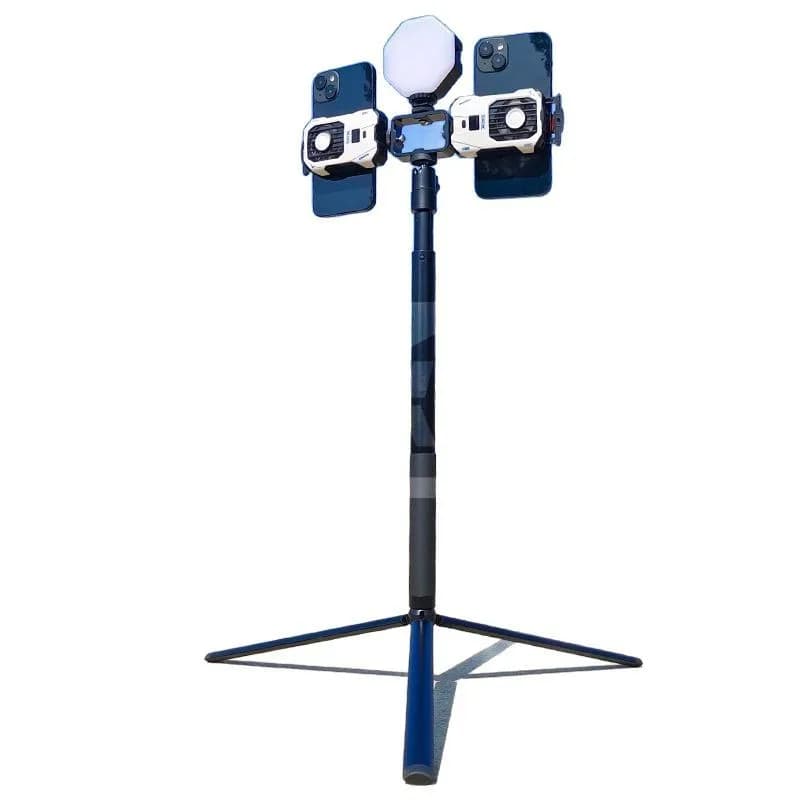 Staffa per trasmissione in diretta esterna per telefono cellulare, raffreddamento a semiconduttore, radiatore di ricarica, tiro portatile, selfie stick