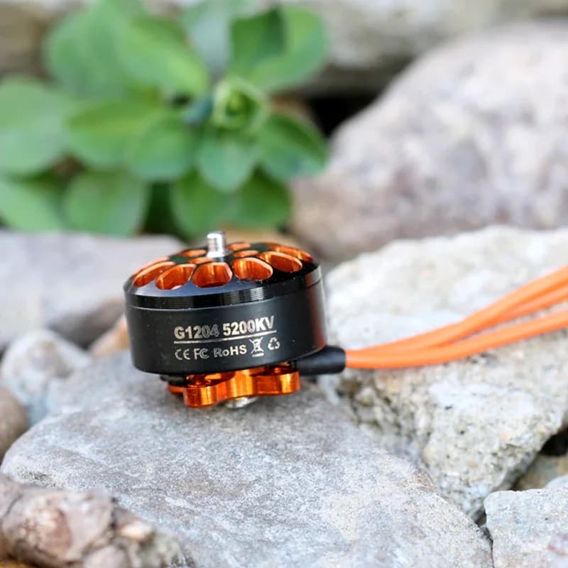 Motore Brushless SPCMAKER Galloping G1204 5200KV 3-4S per Droni FPV da Corsa Freestyle 2.5 e 3 Pollici Cinewhoop con Ventole Integrate - Componenti Fai-da-te