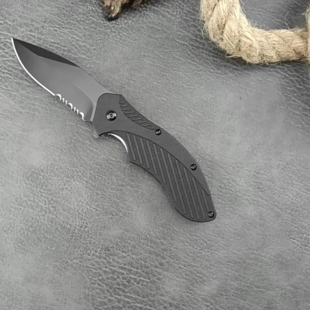 Coltello Pieghevole - 1605 Accessorio da Taglio Compatto e Resistente Progettato per Escursionismo, Lavorazione del Legno, Artigianato all'Aperto, Barbecue, Pesca
