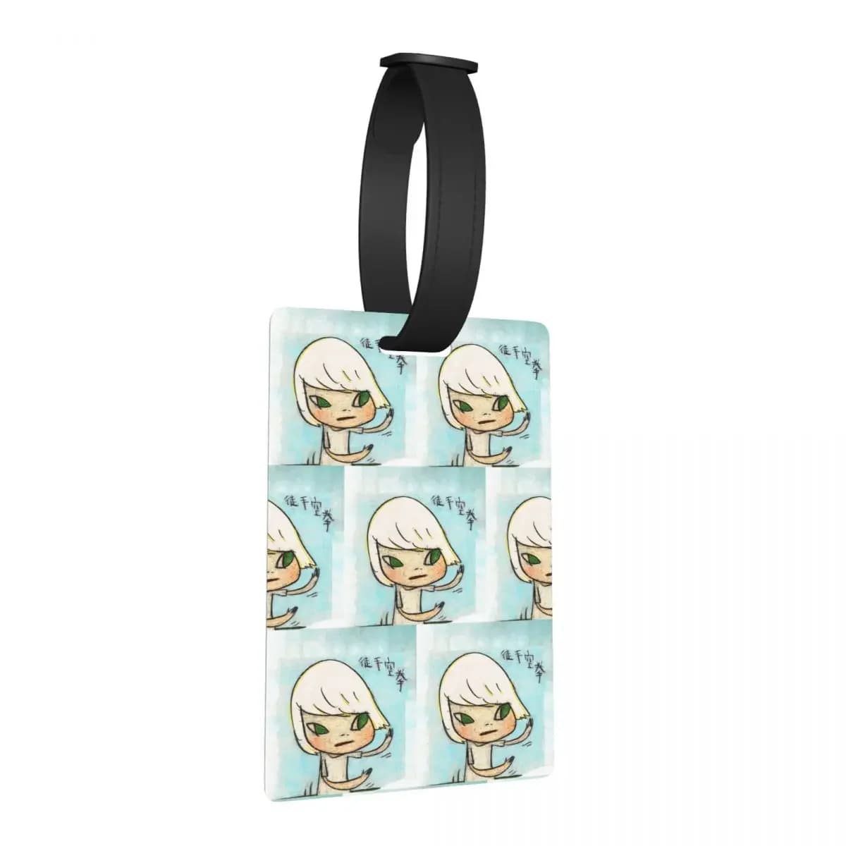 Copia di Yoshitomo Nara Gypsy Song Etichette per bagagli Accessori per valigie Etichetta per imbarco per bagagli di moda Porta etichette ID Nome Indirizzo