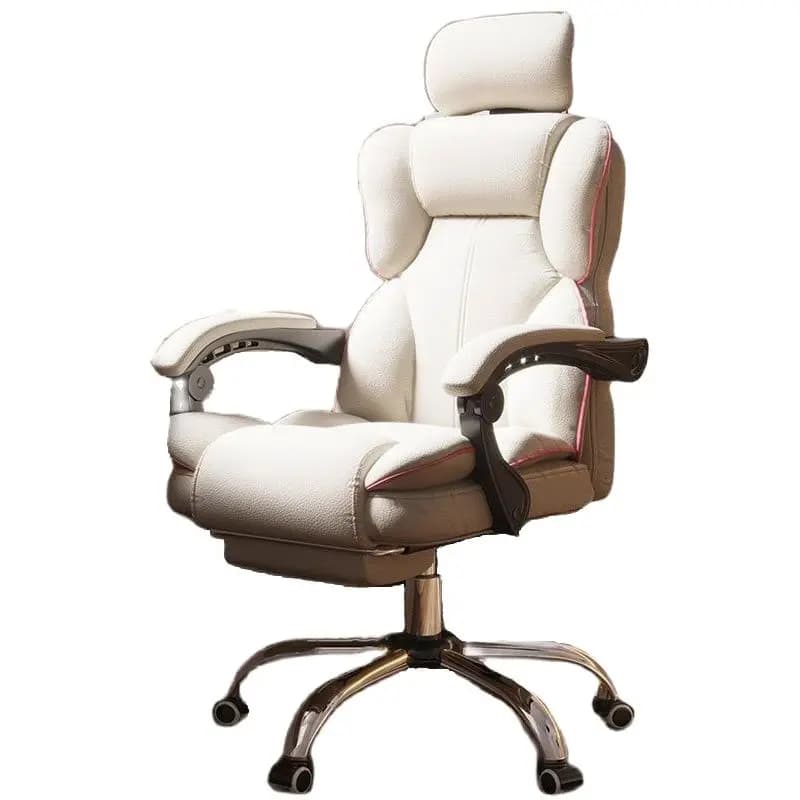 Aggiorna la sedia del computer Mobili per ufficio Soggiorno Sedia da riunione Sedia da gioco casual Rullo di sollevamento e rotazione in pelle PU