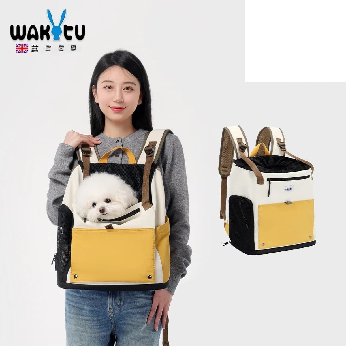 Zaini per animali domestici. Trasportino per cani e gatti. Comode spallacci per lo zaino. Morbidi cuscinetti in spugna.Design adatto agli animali domestici