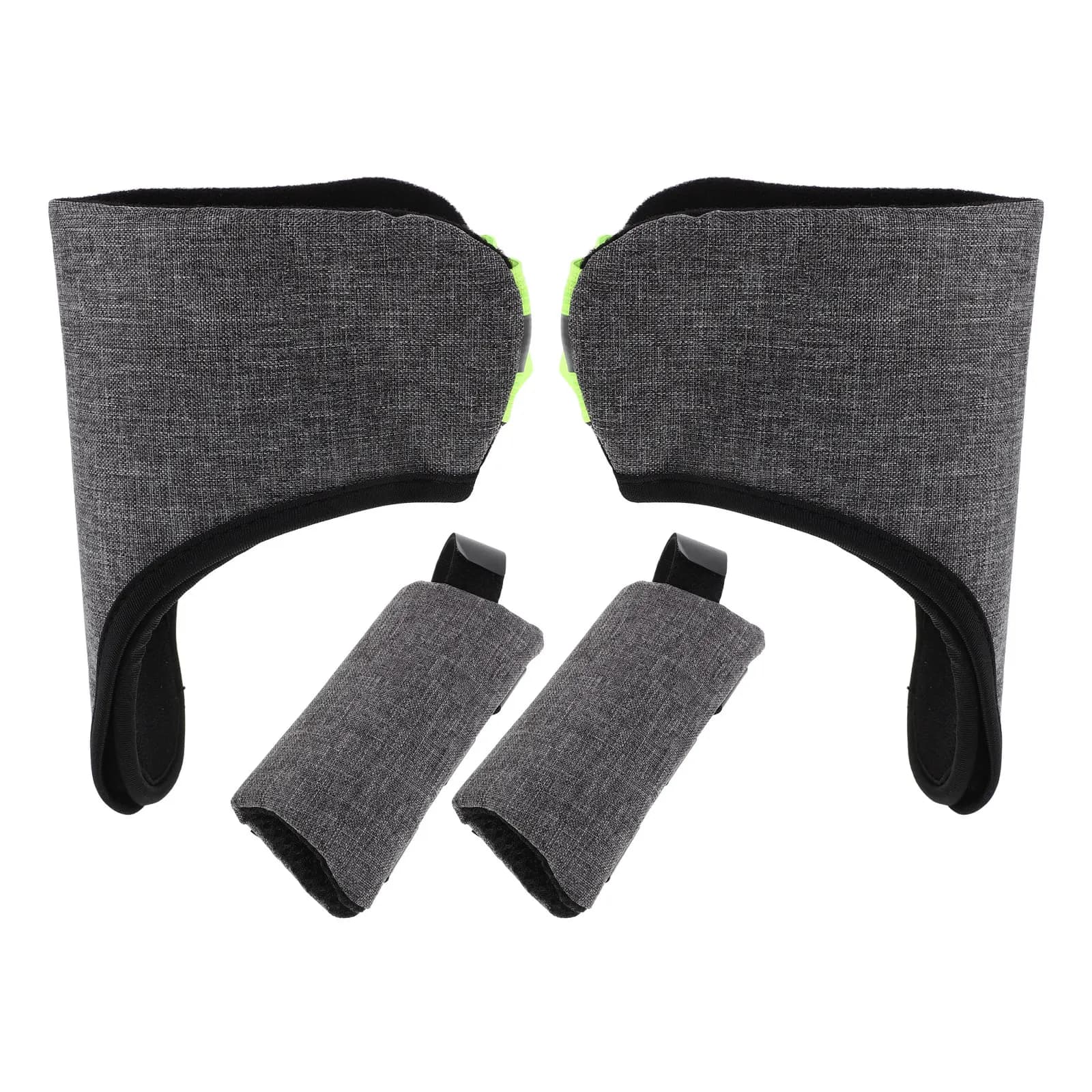 2 Set di Coperture Lavabili per Impugnature di Bastoni, Imbottitura Morbida Antiscivolo, Manicotti Traspiranti per Bastoni da Avambraccio, Cuscinetti Ergonomici per Impugnatura