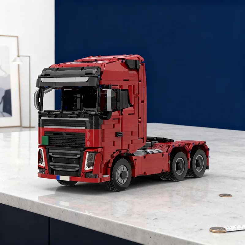 2636 pz MOC Volvo FH16 750 Camion 6X4 Modellino Tecnico Mattoncini da Costruzione Creativo Fai da Te Regalo Espositivo Decorazione Assemblabile Premium per Adulti