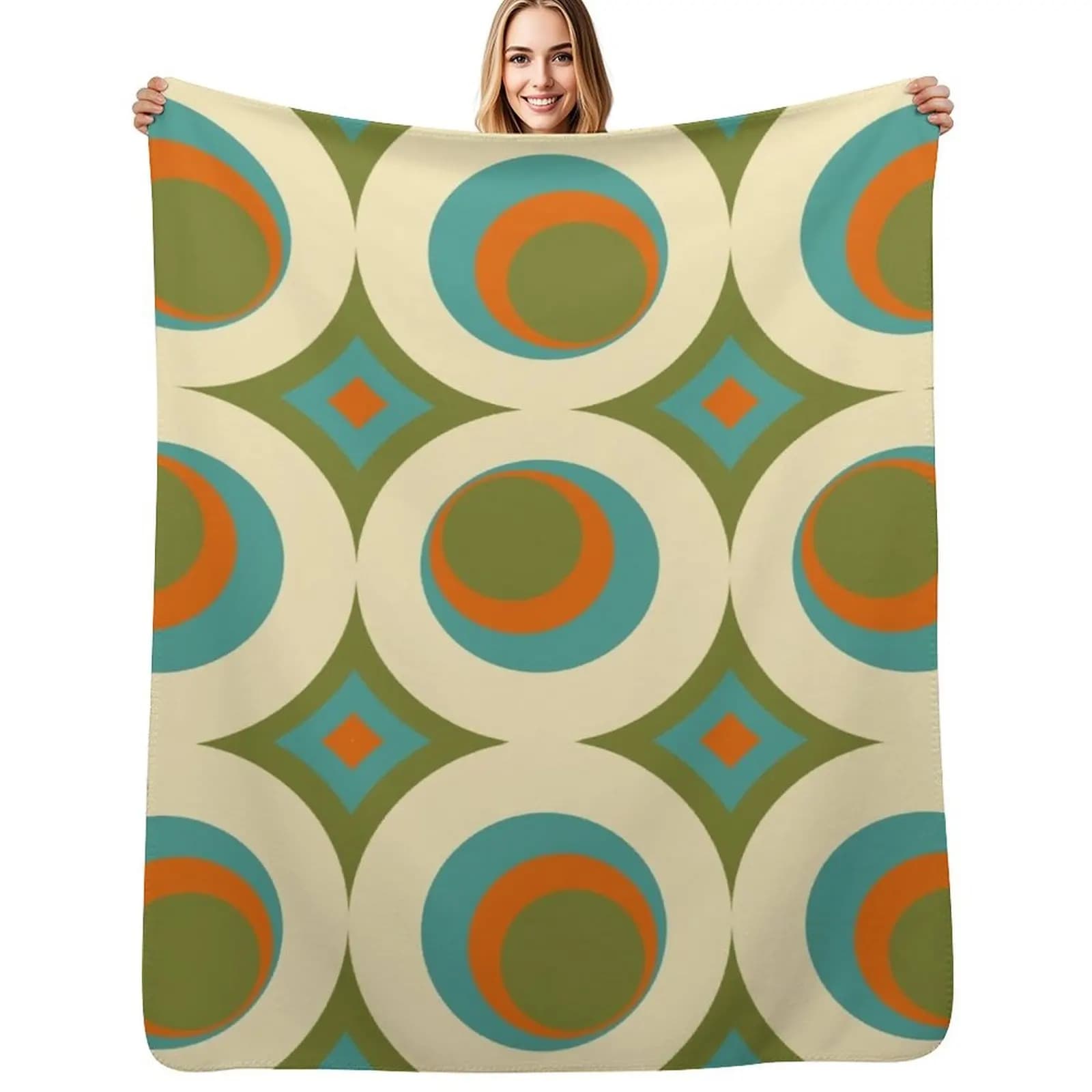 Mid-Century Modern Funk 2 Throw Blanket Stuffeds for babies Luxury Softest Warm Sleeping Bag Blankets