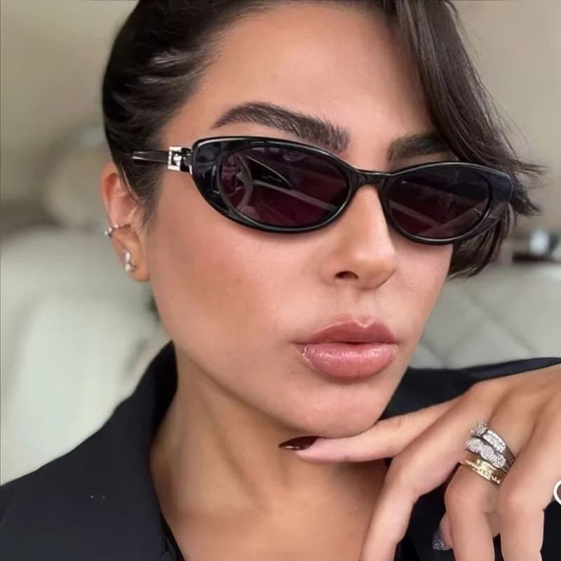 Fashion sunglasses European and American retro men's and women's classic Y2K trend versatile sun shading and lightweight frame s