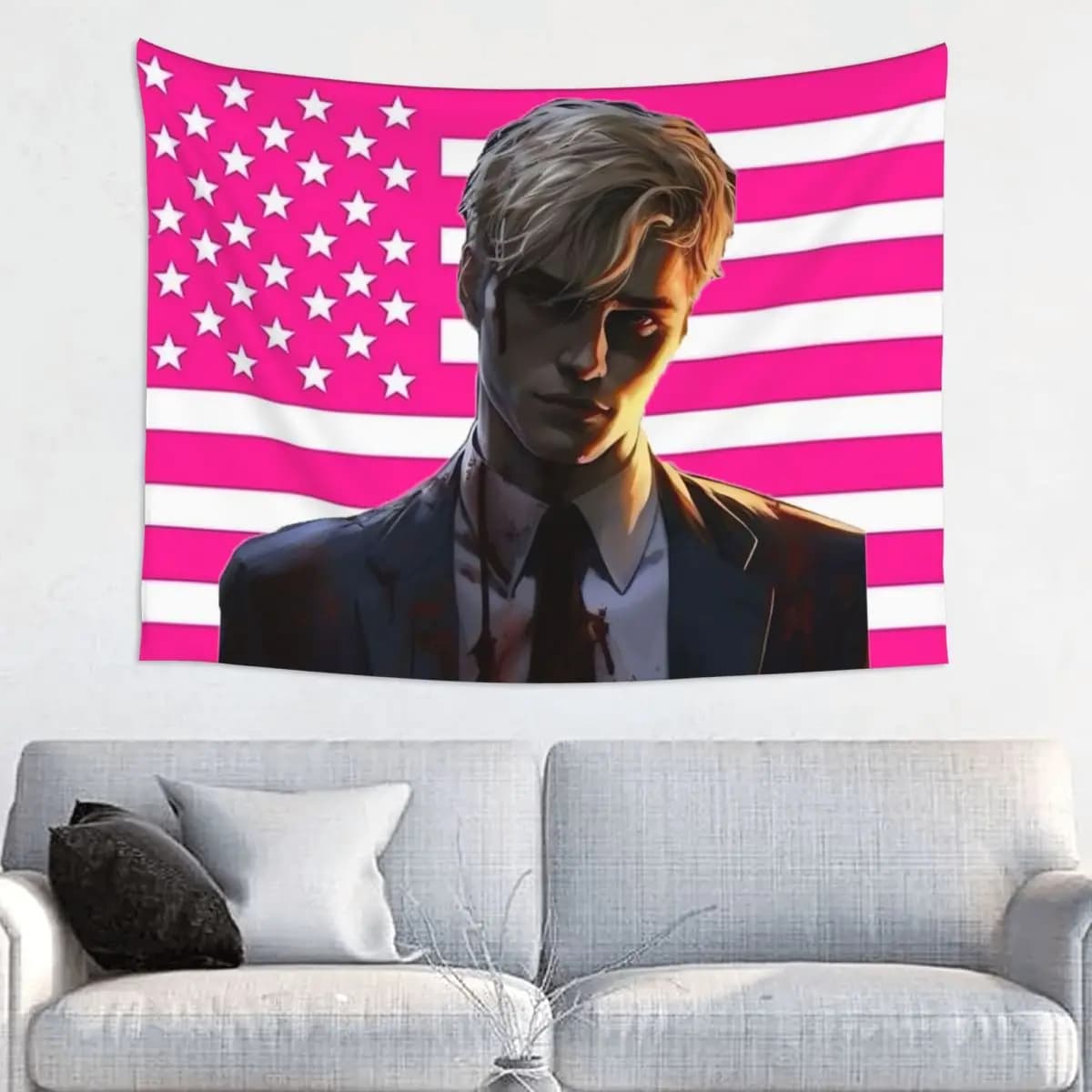 Aaron Warner Tapestry Tapestry da parete in poliestere stile hippie, Shatter Me Art, Coperta da parete, Decorazione da parete, Tappetino da yoga