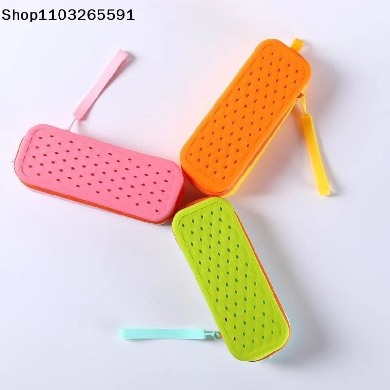 For Goggles Large Capacity Swim Goggle Case For Swimming Silicone Protective Bag With Drain Hole