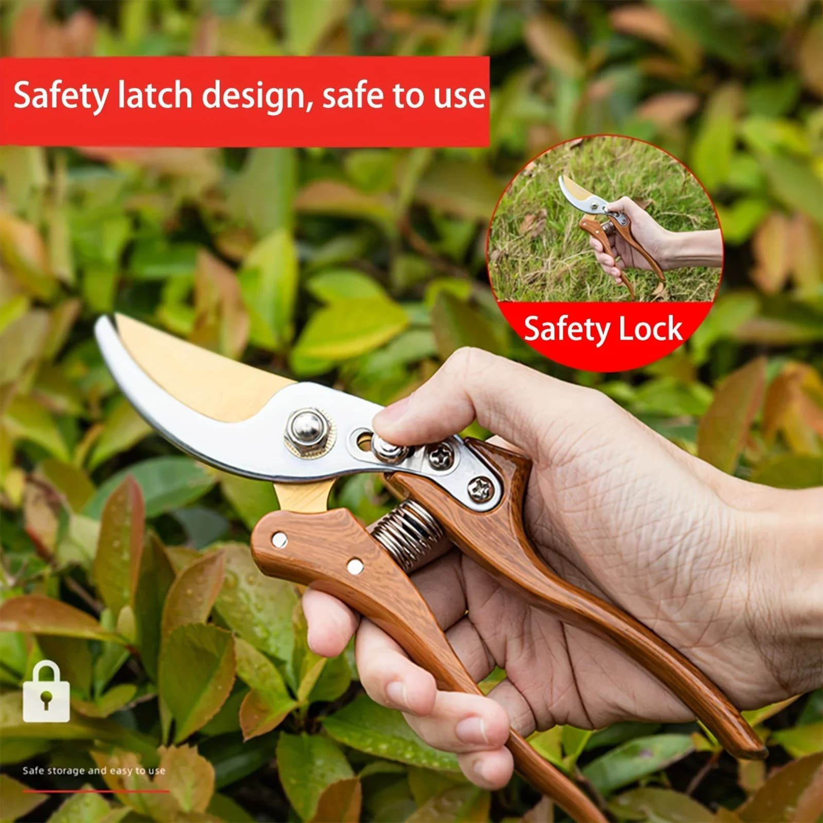 8 inch garden branch scissors pruning shears to save labor for garden tools pruning scissors Plants Manual garden bonsai tools