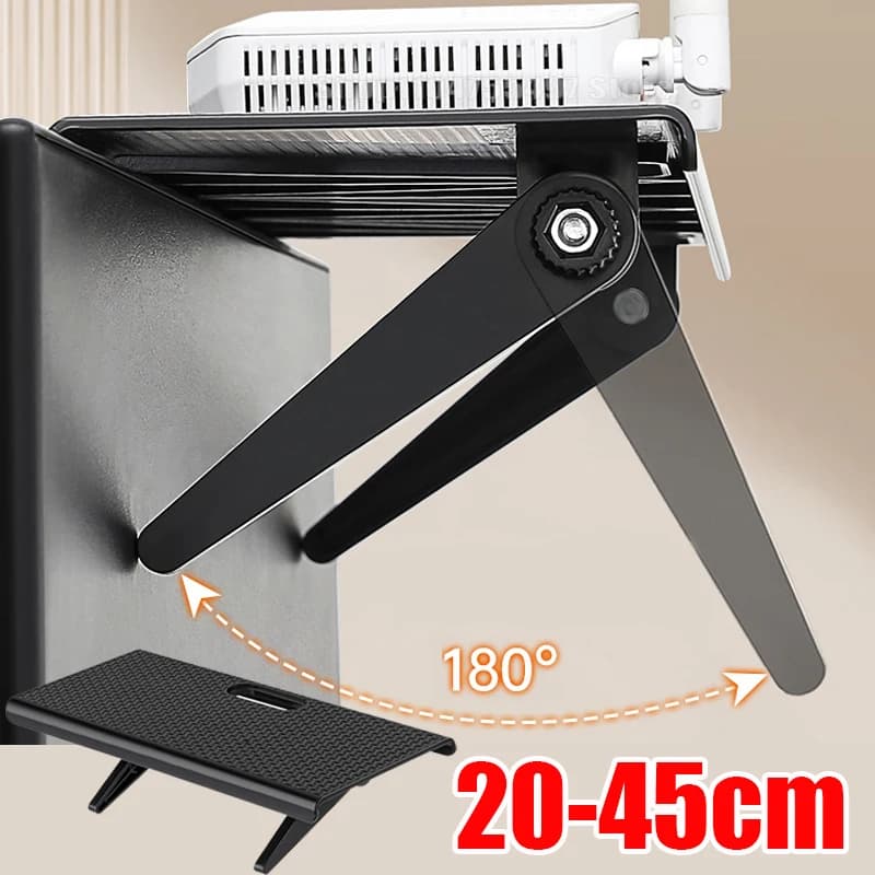 Computer Monitor Desktop Screen Top Storage Rack Adjustable TV Screen Top Shelf TV Media Box Router Shelf Rack Home Organizer