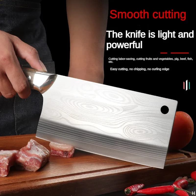 1PC Multifunctional Kitchen Knife, Stainless Steel Meat Cutting Knife, Kitchen Knife, Women's Specific Cutting Knife U9195