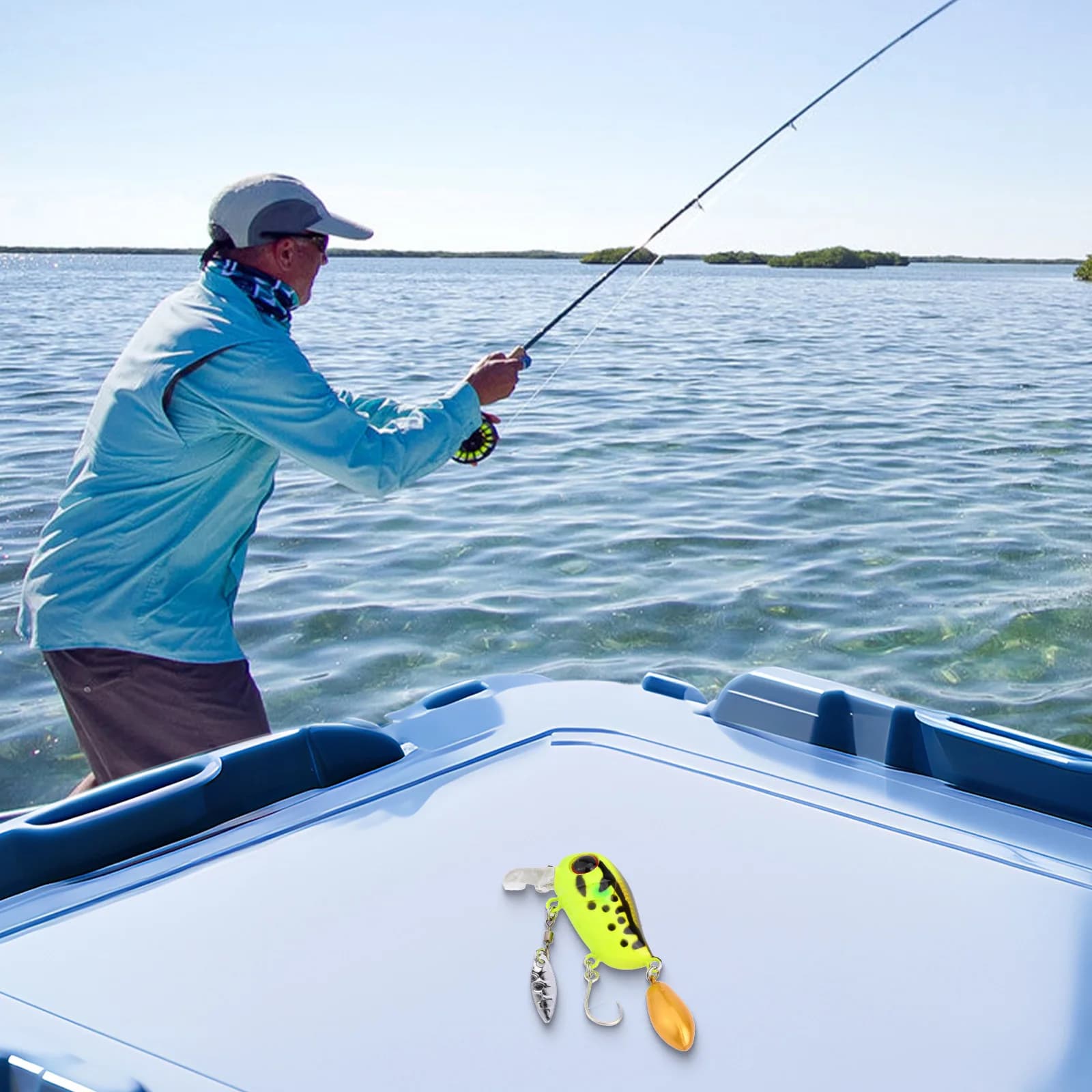 Strumento di pesca per pescatori Esca da pesca ABS Metallo Azione di nuoto Acqua superiore Colori vivaci Pesciolino galleggiante per la pesca d'acqua dolce