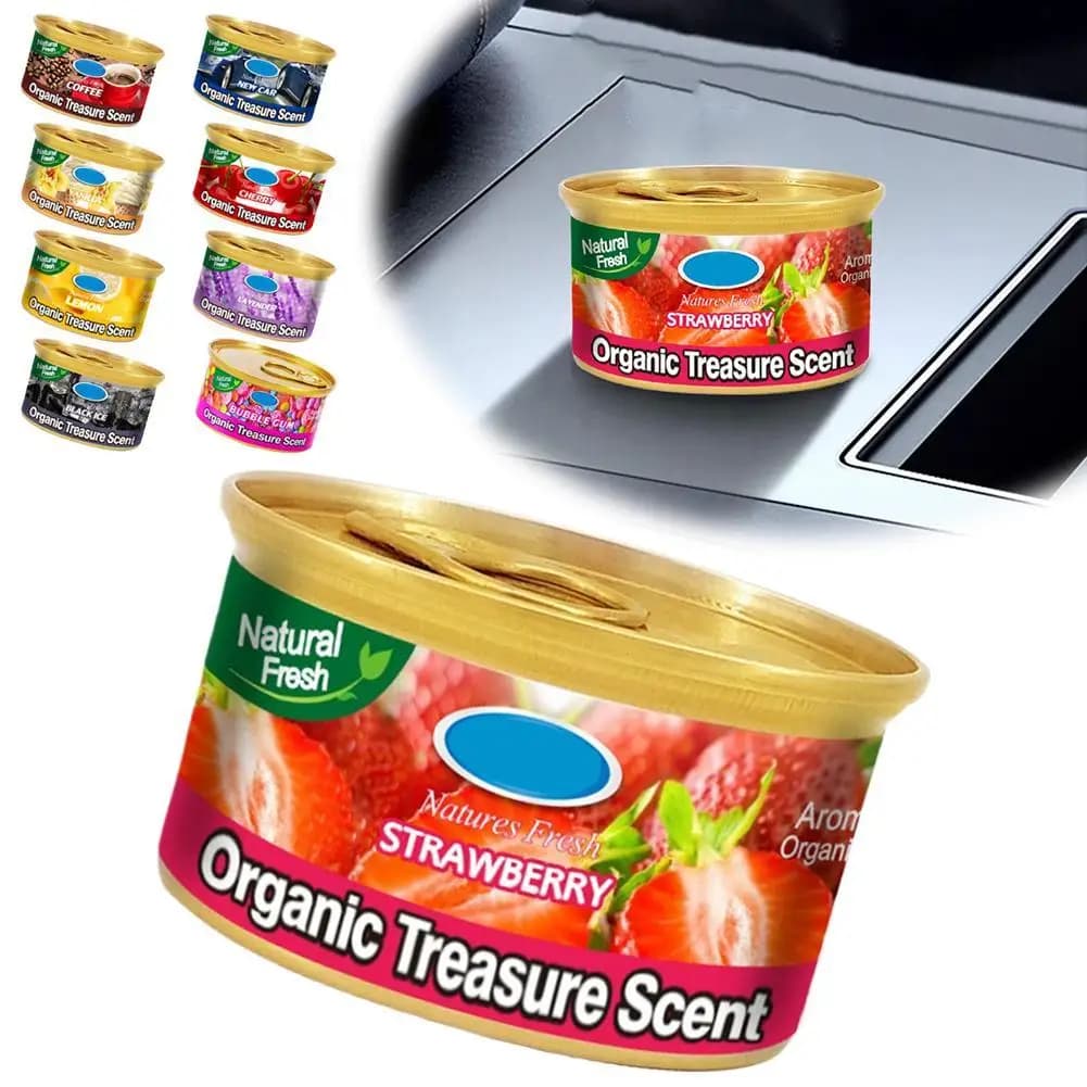 Deodorant for car Odours Fragrance of strawberries in box Essential Aromatherapy strong long lasting for interior decoration of the car