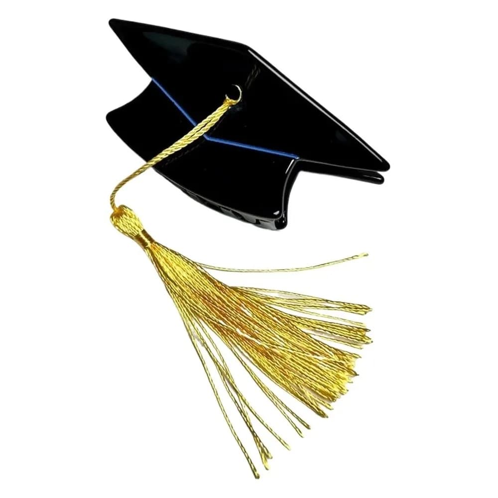 Creative Graduation Cap Hair Claw Cute Portable Women's Graduation Hair Clip Headwear Novelty Commencement Hair Accessory
