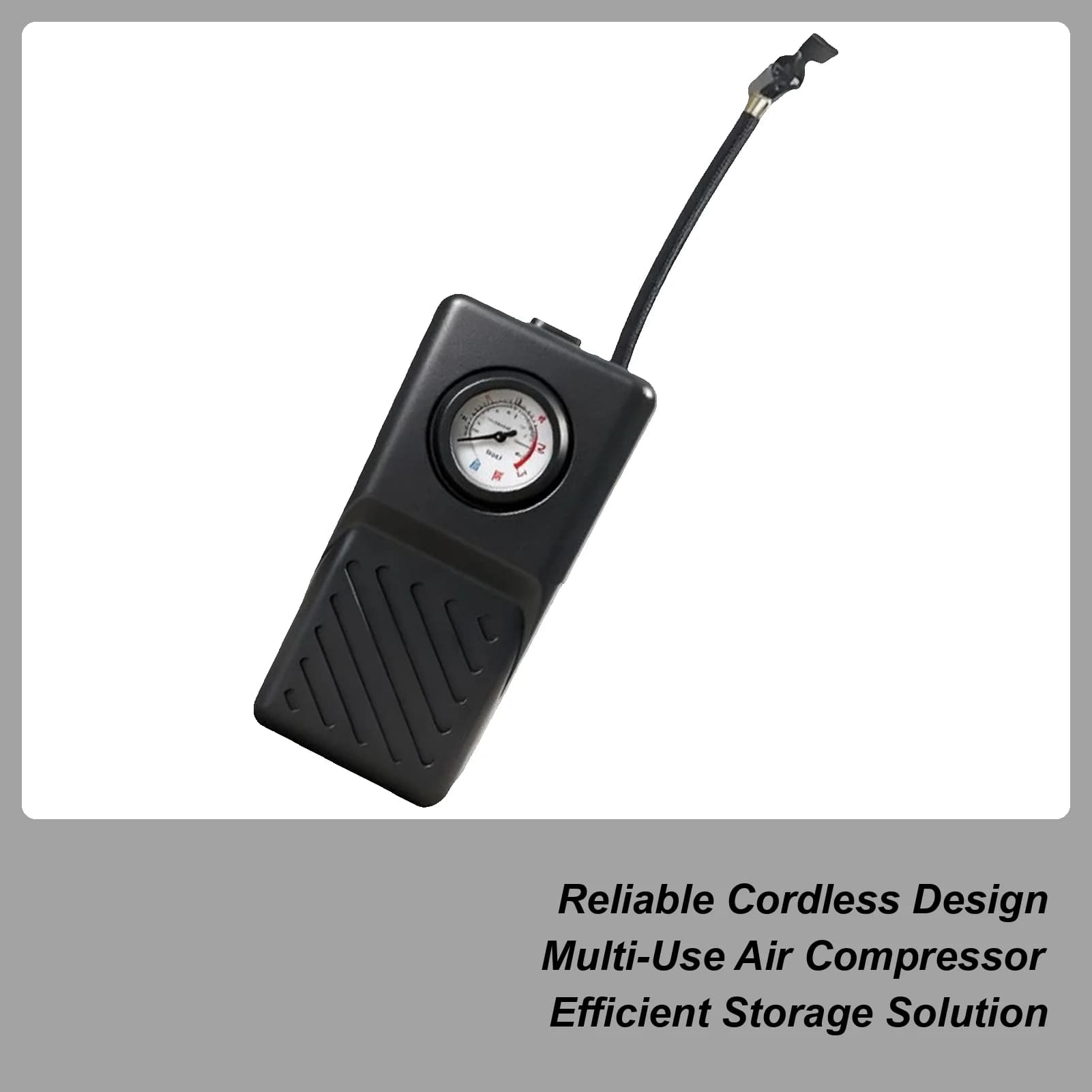 Pompa di gonfiaggio wireless montata su auto da 120 W 48 V Ricarica USB Spegnimento automatico Pompa di aria portatile per pneumatici per bici da scooter per auto