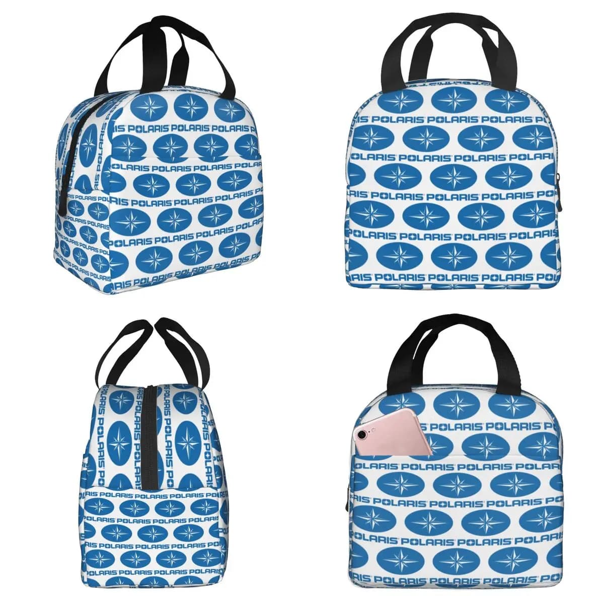 Polaris Logo Insulated Lunch Bag for Women Office Cooler Thermal Food Box Tote Leakproof Lunch Boxes Container