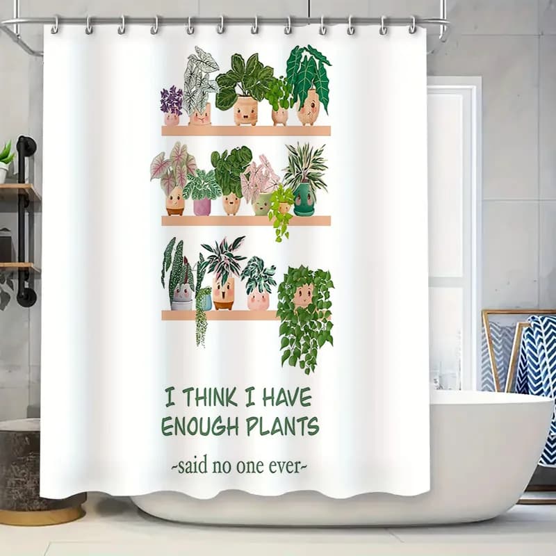Tenda da doccia botanica Piante tropicali Decor Monstera Foglia Sfondo Verde Set da bagno Tenda da doccia a tema naturale P per interni