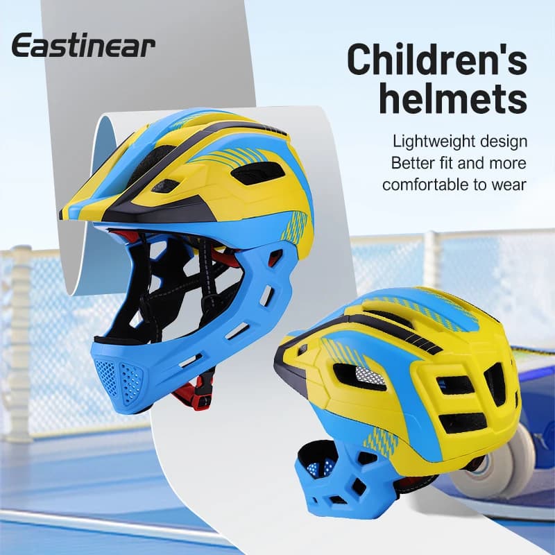 Eastinear Detachable Bike Helmet for Kids Full Protection Skateboard Safety Helmet for Kids Outdoor Balance Bike