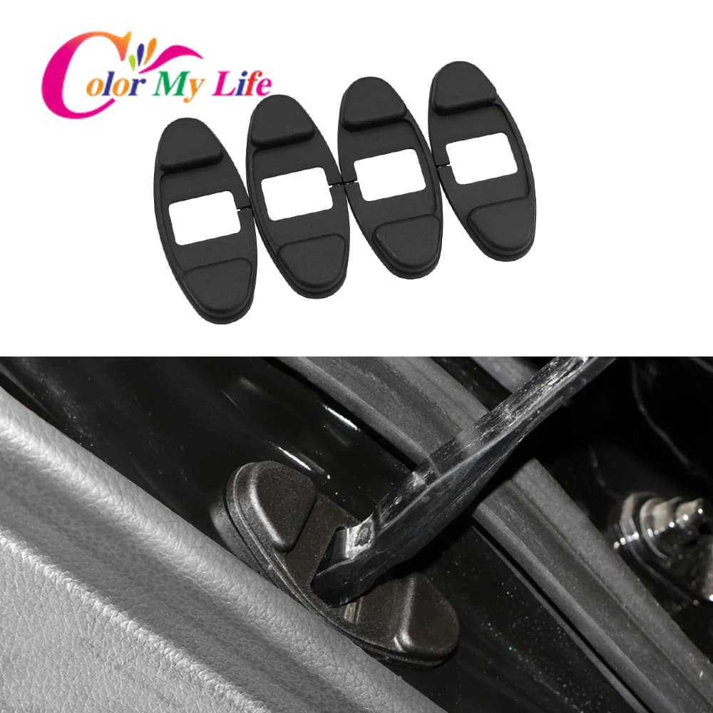 Car Styling per Nissan Qashqai J10 J11 X-Trail Xtrail Tiida Juke Teana Braccio Fibbia Decor Proteggere Serratura Della Porta fermacorda e ganci di Limitazione Della Copertura