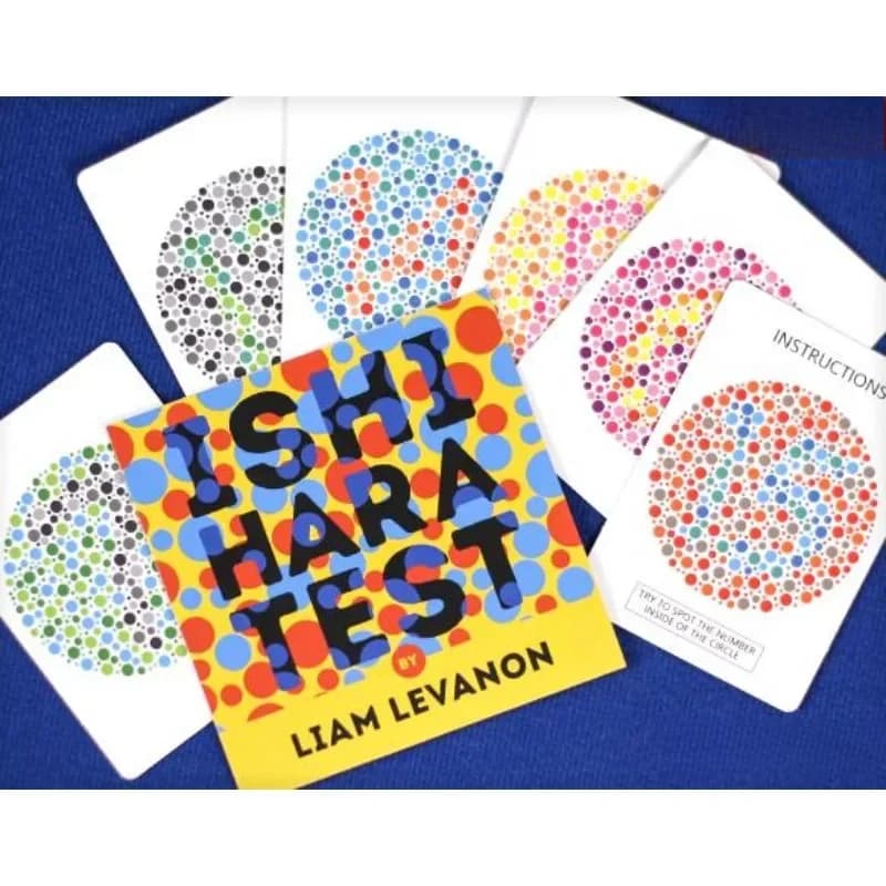 Liam Levanon Ishihara Test Espedienti Mentalismo Trucchi magici Illusioni divertenti Puntelli magici Mago Street Magia Bar Mente