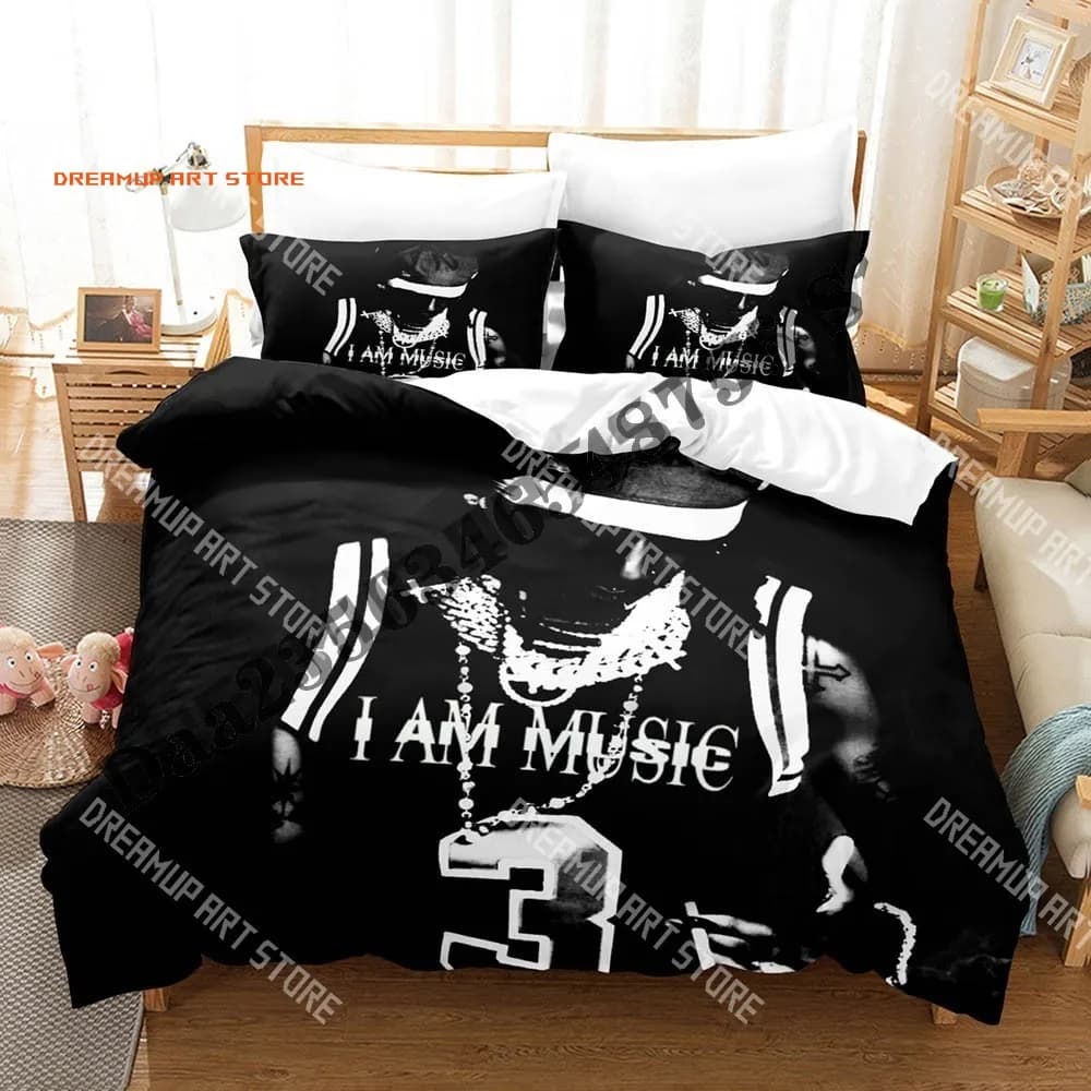 2026 3D Print Playboi Carti I AM MUSIC Bedding Set Single Twin Full Queen King Size Bed Set Adult Bedroom Duvetcover Sets Anime