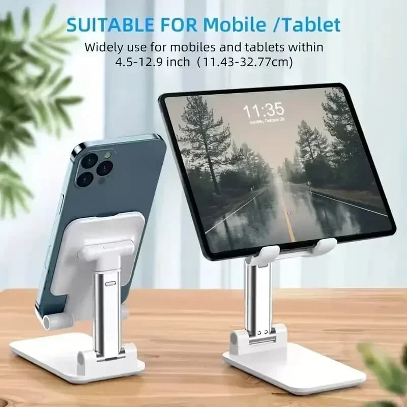 Supporto pieghevole per telefono cellulare supporto da tavolo per Tablet supporto da tavolo flessibile regolabile da tavolo Live supporto per staffa pigra per tutti i telefoni