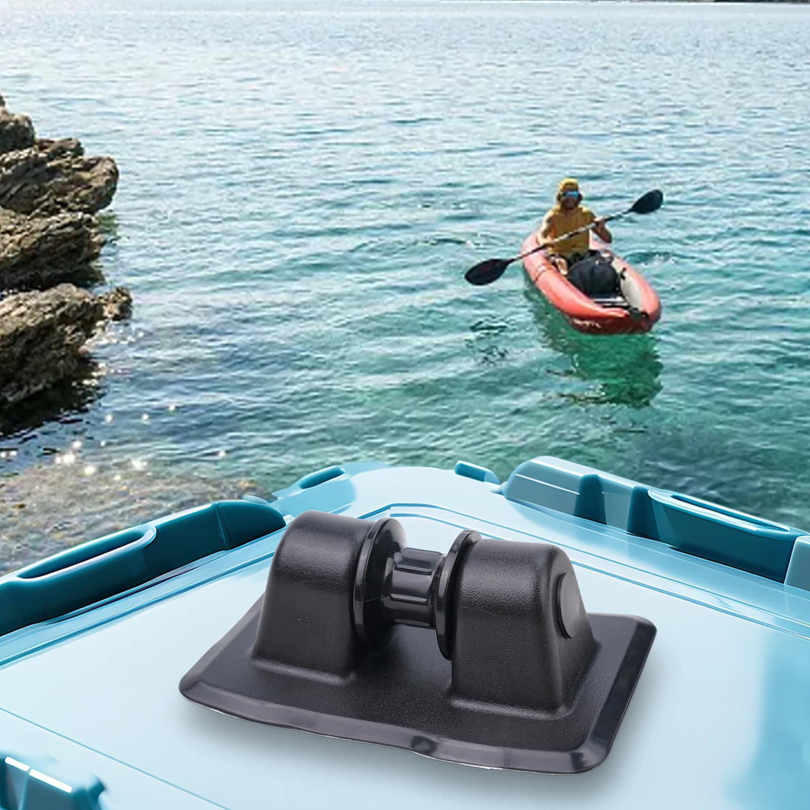 New Practical Anchor Holder Row Roller Canoes Boat Boats Dinghy Inflatable Inflatable Boats Replacement Tie Off