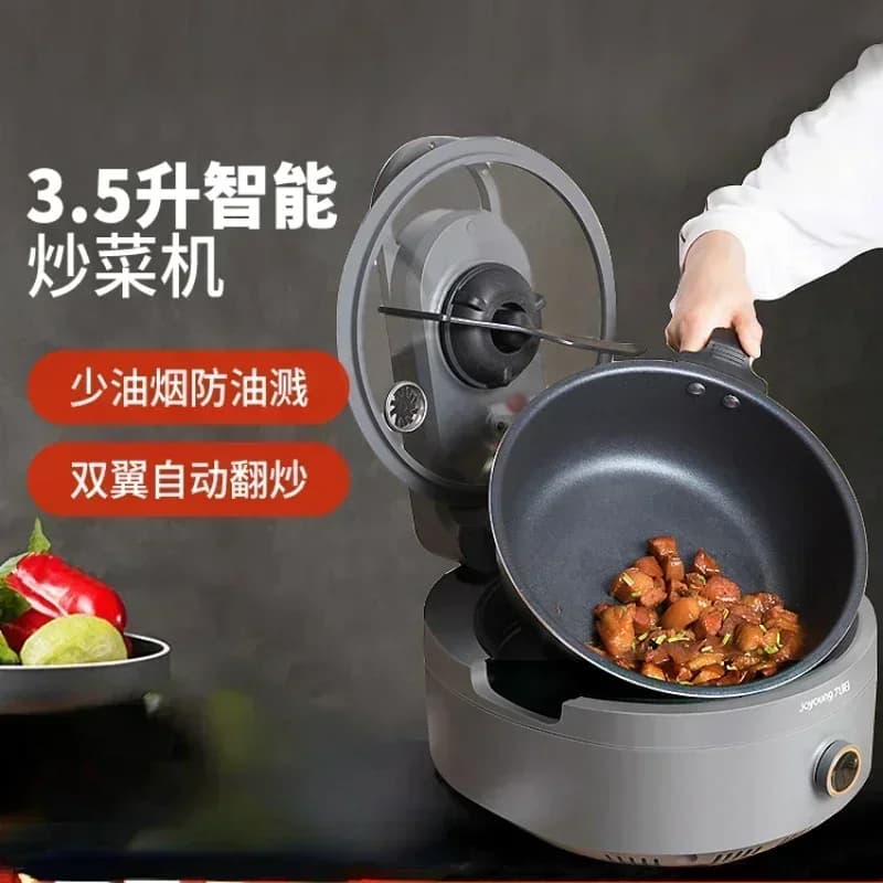Stir-fry Machine Home Automatic Cooking New Intelligent Robot No Grease and Smoke Cooking Non-stick Pan Wok Cook