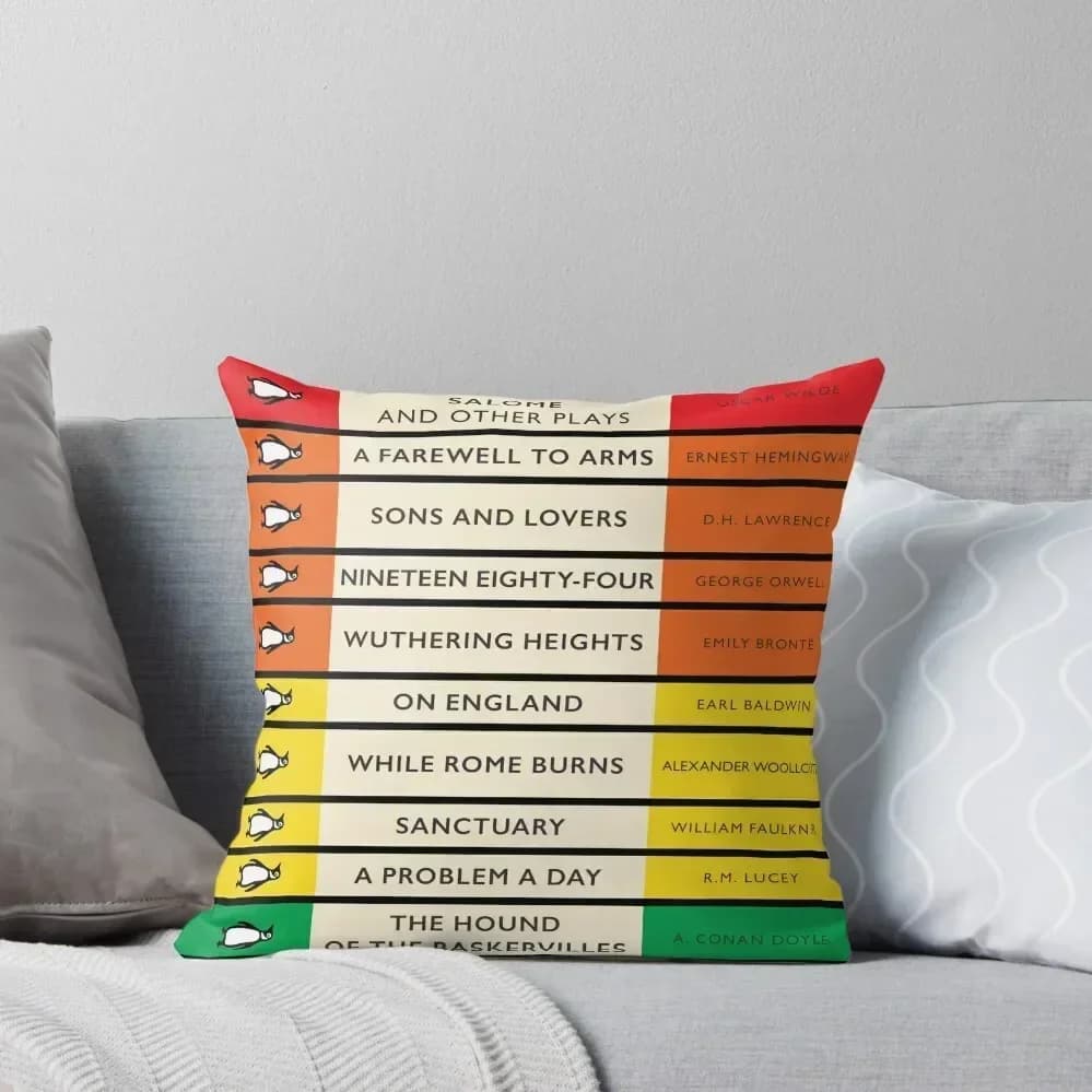 Arcobaleno Pinguino Classics Book Cover Decorative cushion cushion cushions Bed sofa cushions Scottish sofa Home decoration cushions