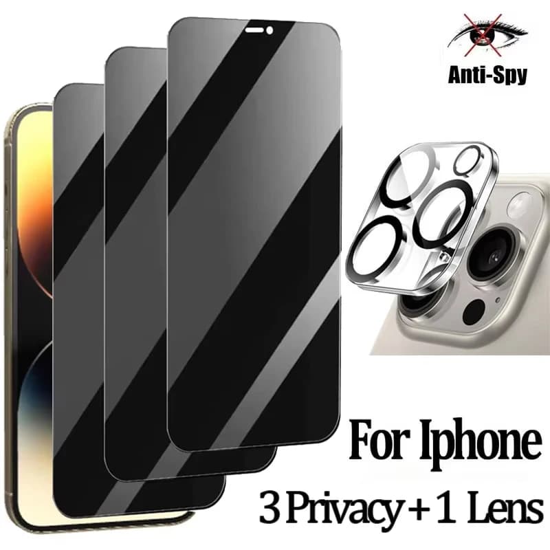 iPhone 16 17 15 14 pro privacy tempered glass for iphone 15 14 13 12 11 pro max iphone14 iphone13 iphone16 iphone 16 pro anti spy film screen protection accessories iphone 14pro